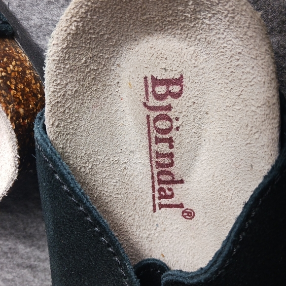 Bjorndal Women's Harvard Black Suede Clogs size 11M - Picture 1 of 8
